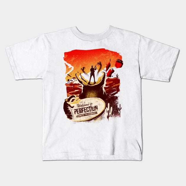 Graboids Kids T-Shirt by IlonaHibernis